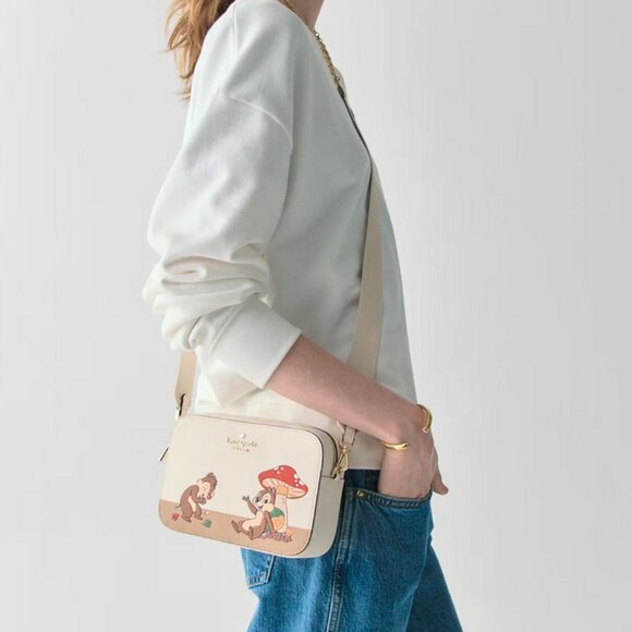 Kate Spade x Disney Chip N Dale Mini Camera Bag - Limited Edition Purse - Picture 5 of 7